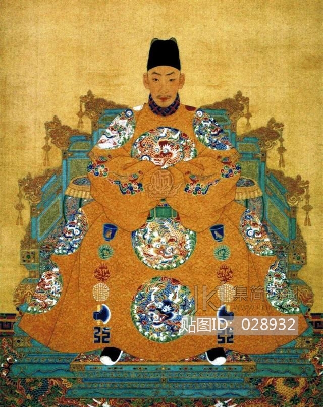 古代皇帝画像 (55)材质贴图下载-【集简空间】「每日更新」