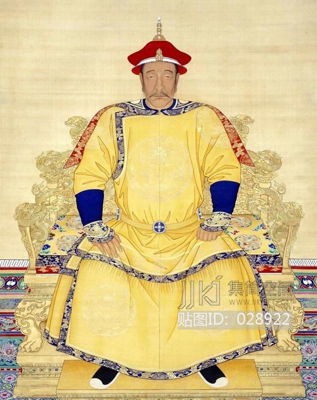 古代皇帝画像 (44)材质贴图下载-【集简空间】「每日更新」