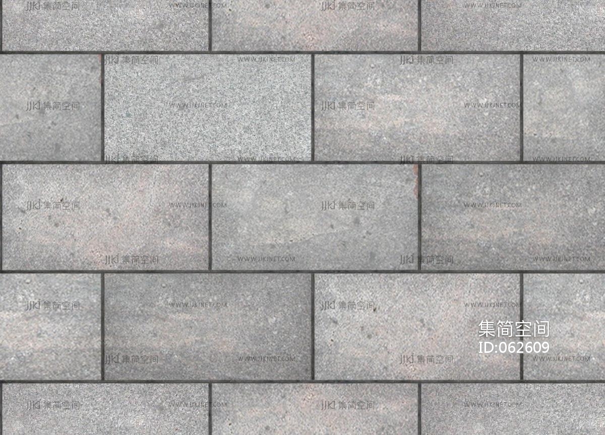中式景观室外地铺地面地砖步道砖 (2)材质贴图下载-【集简空间】「每日更新」