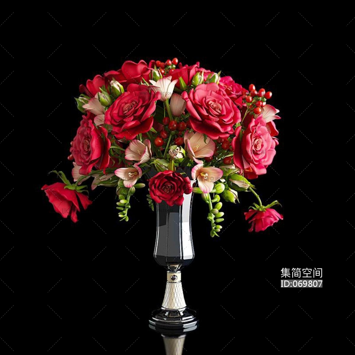 插花3d模型下载-【集简空间】「每日更新」